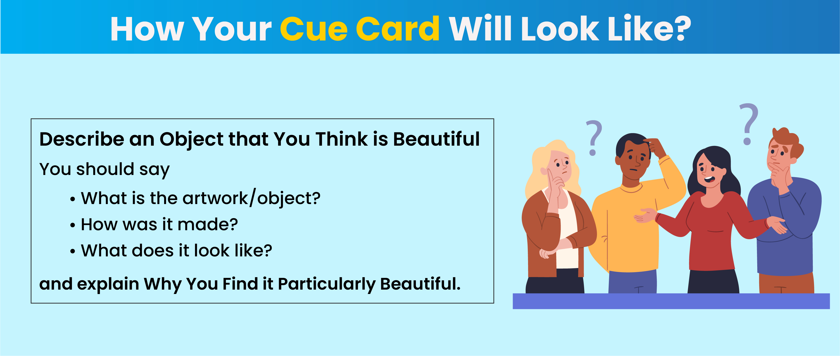 Check How Your Cue Card Will Look Like in IELTS Speaking | Gradding.com