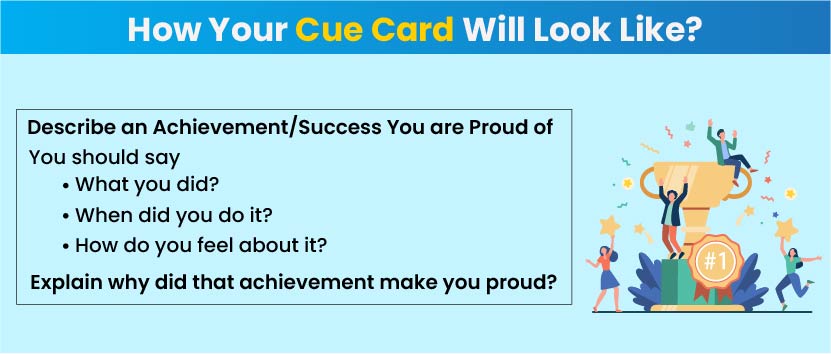 Describe an Achievement/Success You Are Proud of " cue card image