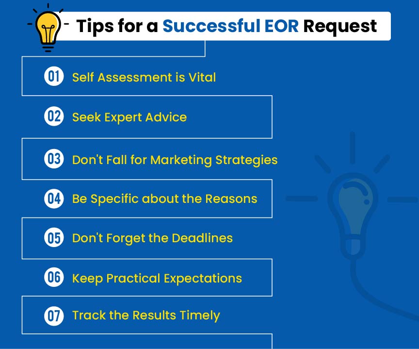 Tips for a Successful EOR Request