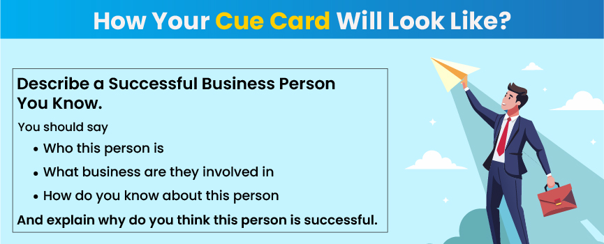 Know How your Cue Card Will look like