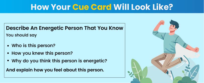 how your IELTS cue card may look like