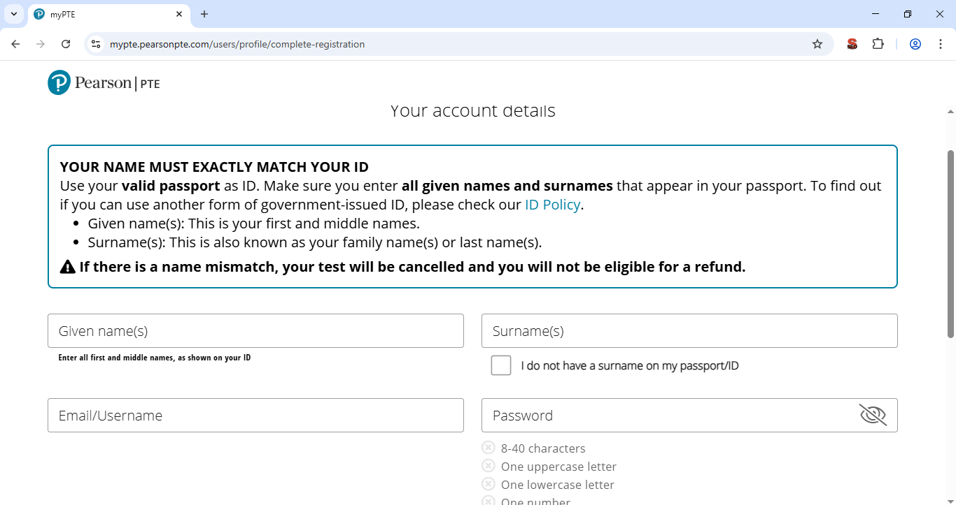Step-8 How to Book PTE Exam