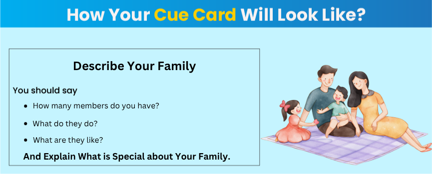 describe your family - ielts cue card