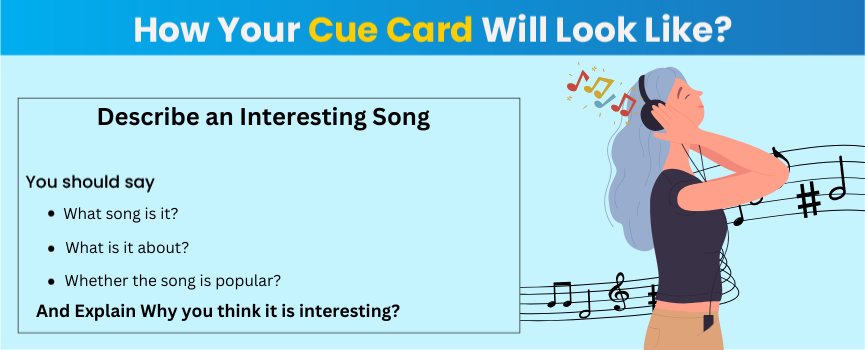 Explore questions to answer the Describe an Interesting Song - IELTS Cue Card. 