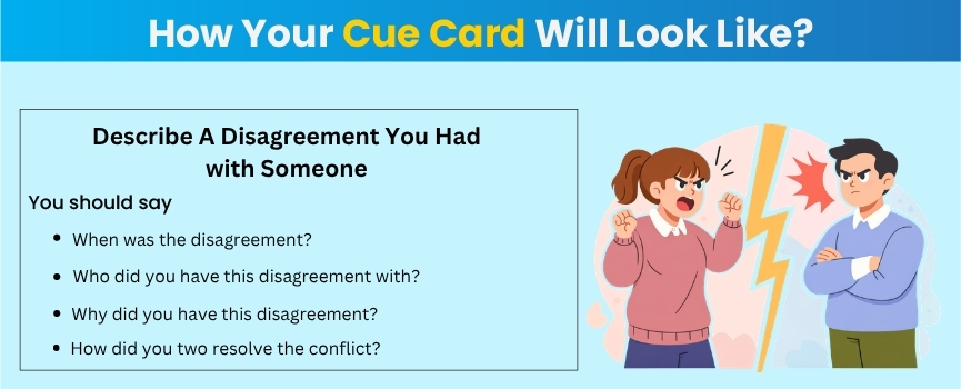 Describe A Disagreement You Had with Someone