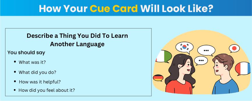Describe a Thing You Did To Learn Another Language 